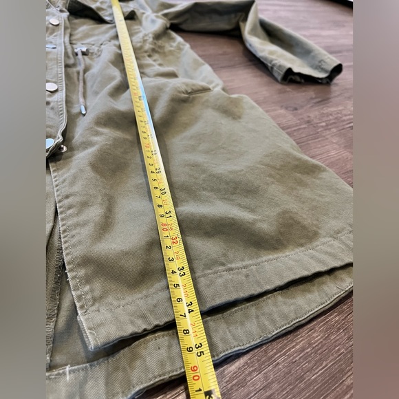 7 for all mankind green utility jacket - Picture 6 of 8